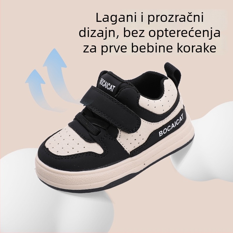 Dječje funkcionalne cipele za proljeće i jesen, s protukliznom mekanom potplatom, cipele za hodanje za bebe, lagane i svestrane casual tenisice
