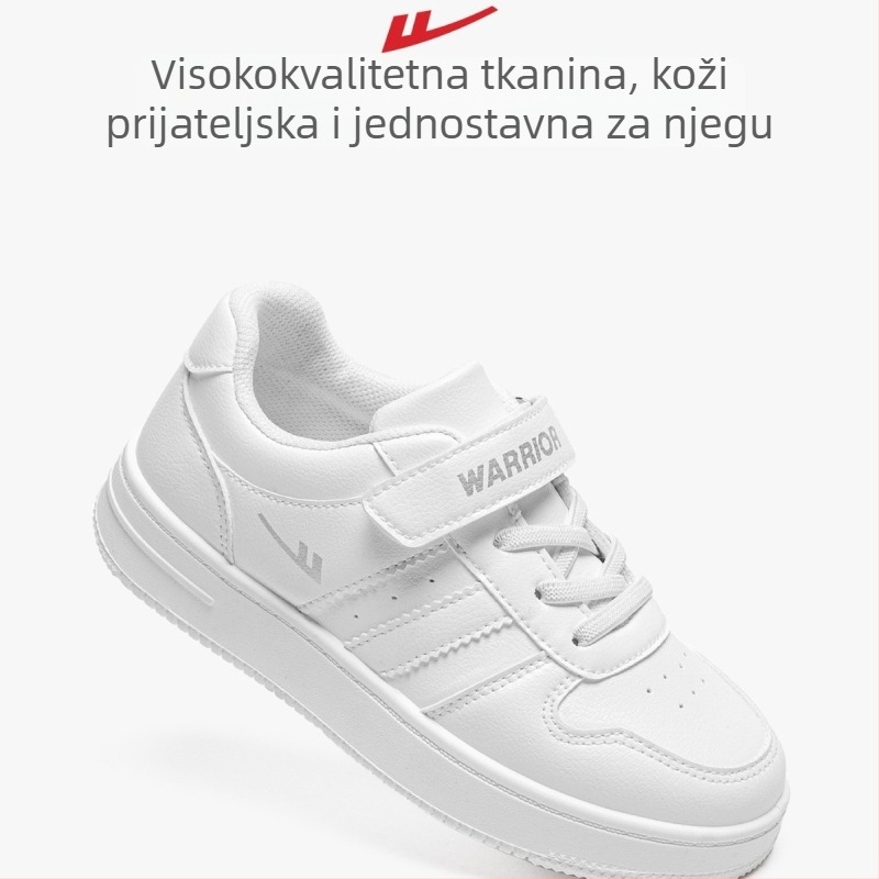 Dječje svakodnevne tenisice, lagani gornji dio od umjetne kože, Velcro zatvarač, PVC đon, jesen 2025