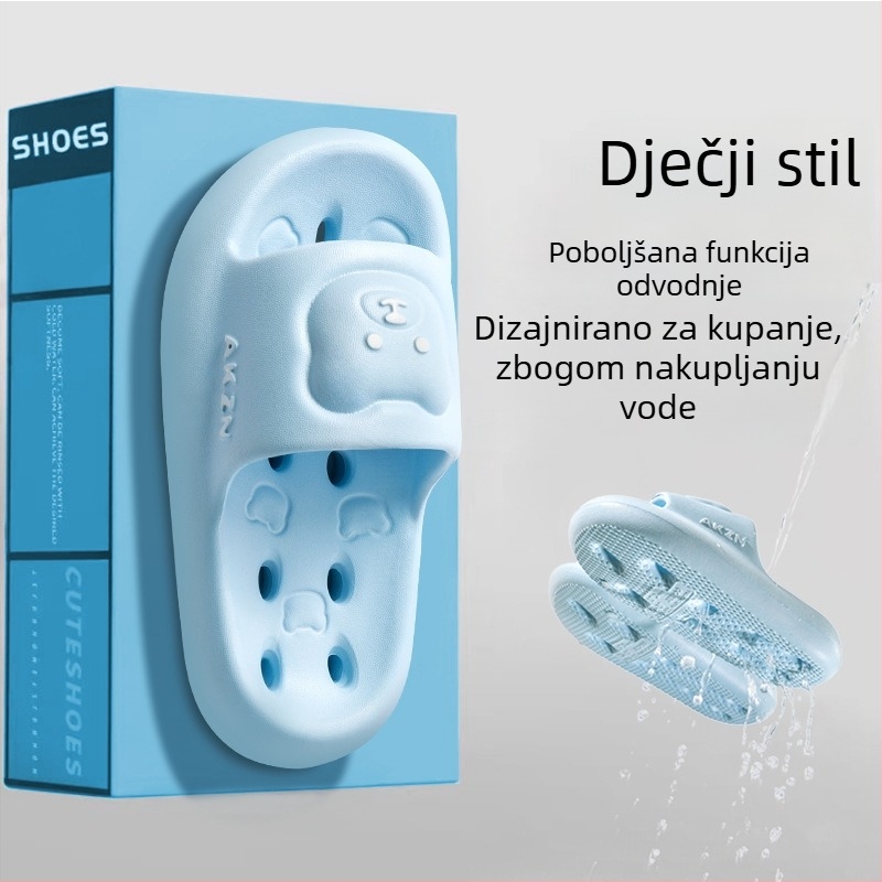 Dječje EVA papuče za kupaonicu, protuklizne, brzo sušeće, unisex