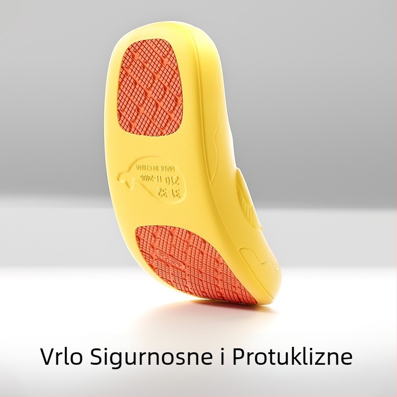 Dječje sandale EVA gornji dio, đon EVA+TPR, prozračné, protuklizne, izdržljive, uzorak životinja, uzrast 7-16 godina, ljeto