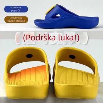 Dječje papuče s potporom luka svoda stopala, unisex, protuklizne, korekcija ravnog stopala, ljeto