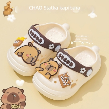 Dječje PVC sandale s cartoon uzorkom - unisex, gornji dio PVC, đon PVC, prozračne, ljeto