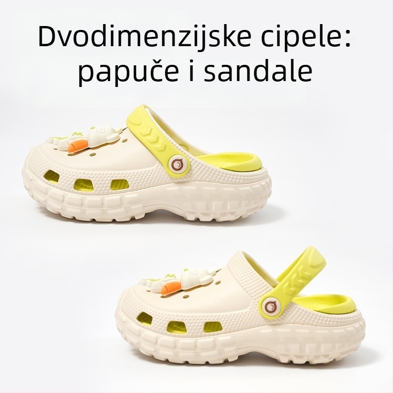 Dječje EVA klompe, unisex, protuklizne, 4–16 godina, ljeto na plaži