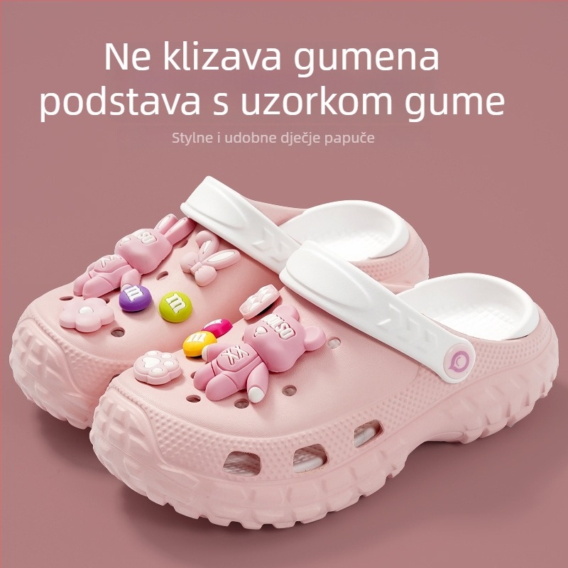 Dječje EVA klompe, unisex, protuklizne, 4–16 godina, ljeto na plaži