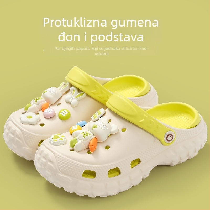 Dječje EVA klompe, unisex, protuklizne, 4–16 godina, ljeto na plaži