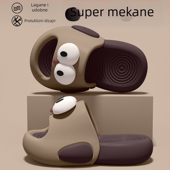 Dječje EVA papuče: Cartoon uzorak, EVA gornji dio i EVA potplat, injekcijsko oblikovanje, 1–3 godina, unutarnja/ vanjska upotreba