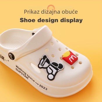 Dječje EVA papuče s motivom medvjeda, protuklizna podloga, za unutarnju i vanjsku upotrebu