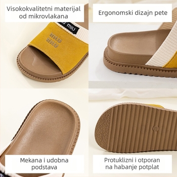 Dječje sandale u korejskom stilu, dizajn blok boja, mekana potplata, ljeto 2025