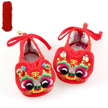 Već zavezive dječje tenisice s tigrovim motivom za uzrast 1–3 godine, prednje vezanje, prozračne, potplat od brocade cotton, životinjski uzorak