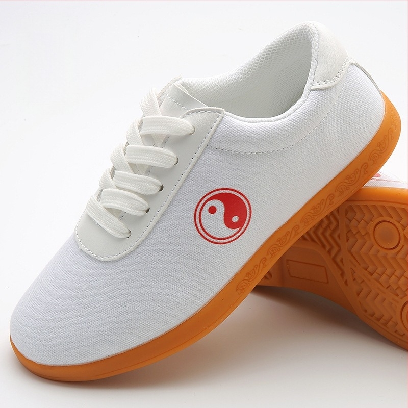 Tai Chi tenisice – Unisex platnene tenisice za borilačke vještine, potplat od kravlje tetive, protuklizne, niski gornji dio, okrugli vrh prsta