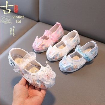 Sandale – Etnoski stil, Gornji dio od platna, Uložak od tkanine, Potplat od plastike, Vezanje sprijeda