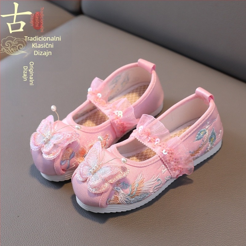 Sandale – Etnoski stil, Gornji dio od platna, Uložak od tkanine, Potplat od plastike, Vezanje sprijeda