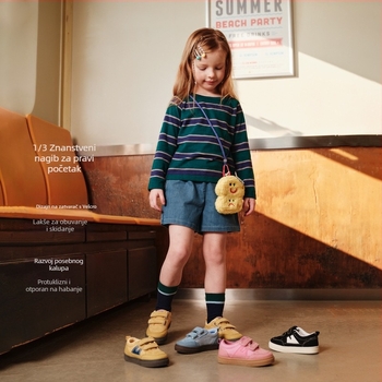 Dječje platnene tenisice s Velcro zatvaračem, unisex, TPR potplata, za djecu 4–6 godina, proljeće 2025