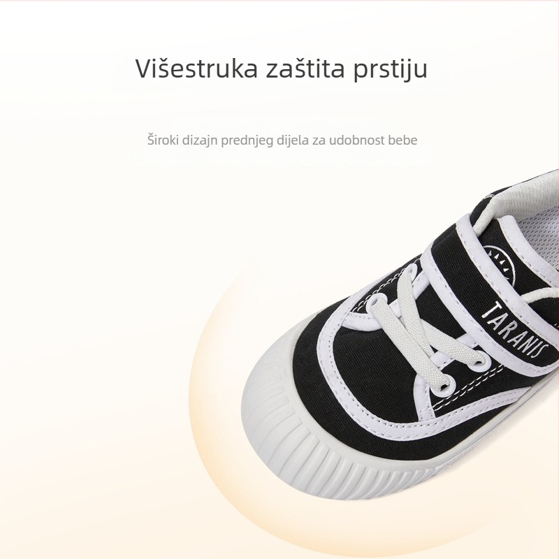 Taranis dječje platnene tenisice, jesen, mekana potplat, prozračne i protuklizne, za dječake i djevojčice, indoor cipele za vrtić