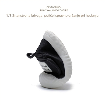 Jingqi Cipele za bebe 1–3 godine — mekana potplata, protuklizne platnene cipele za bebe s Velcro zatvaračem