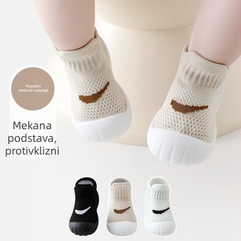 Čarape-cipele za djecu 12–48 mjeseci - prozračne, protuklizne, otporne na habanje, vodootporne - gornji dio pamuk/nylon, đon TPR