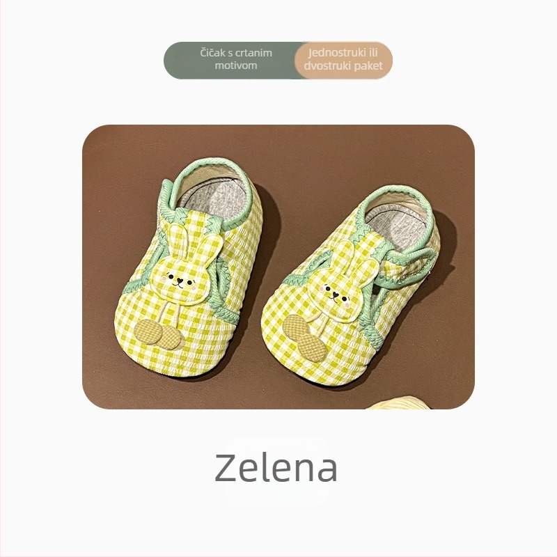 Dječje unutarnje čarape s protukliznim potplatom – unisex, za hodanje po podu, za bebe i malu djecu tijekom proljeća, ljeta, jeseni i zime.