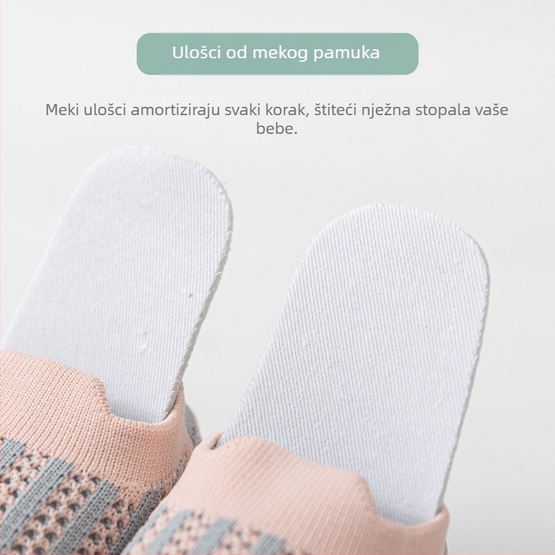 Dječje cipele za hodanje 12–36 mjeseci – prozračni mrežasti gornji dio, mekana podstava, protuklizne ljetne cipele