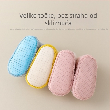 Dječje cipele za učenje hodanja sa čarapama, mekana potplata, toplo za jesen–zimu, 12–36 mjeseci