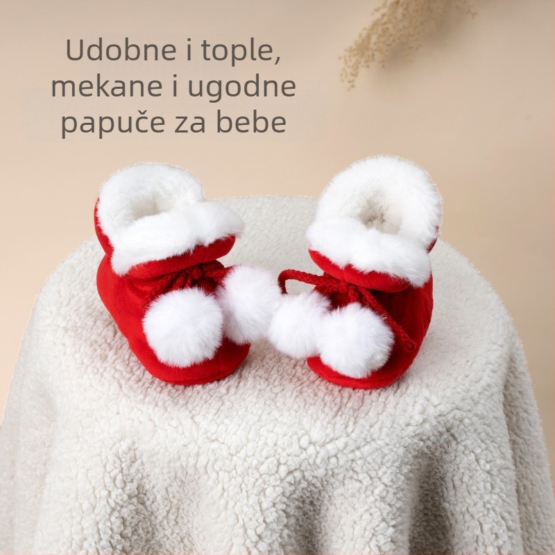 2023 zimske dječje pamukne cipele s mekanom sole, fleece podstava, debele za hodanje