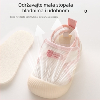 Dječje sandale s mrežastim gornjim dijelom, Korejski stil, neutralan spol, za djecu 12–36 mjeseci, proljeće–ljeto–jesen