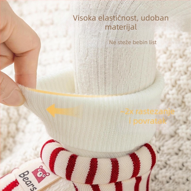 Cipele prije hoda za bebe i djecu – tople pamuk visoke cipele, unisex, 12-36 mjeseci, jesen 2025