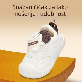 Dječje tenisice za dječake od 0 do 3 godine, zimske pamučne tenisice s mekanim potplatom, protuklizne, s flis podstavom