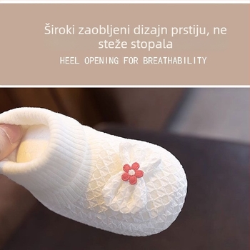 Papuče za bebe s mekanom podom, tople pamučne cipelice za 6–12 mjeseci