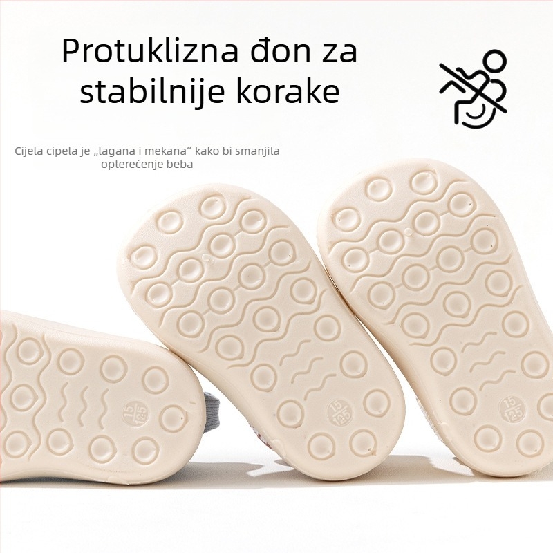 Cipele za bebe i malu djecu - mrežasti gornji dio, mekani protuklizni đon, dišuće, vodootporne, 12–36 mjeseci, sve sezone