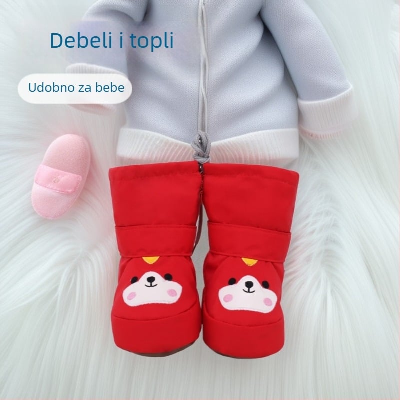 Dječje cipele s PU potplatom, visokim krojem, vodootporne, topla Arctic Velvet podstava, zatvarač