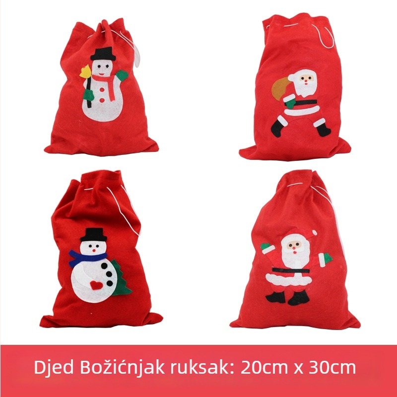 Kostim Djeda Božićnjaka za odrasle i djecu, tkanina, šivano, rekviziti za kostim, Le Qi