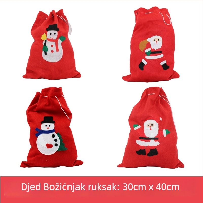 Kostim Djeda Božićnjaka za odrasle i djecu, tkanina, šivano, rekviziti za kostim, Le Qi