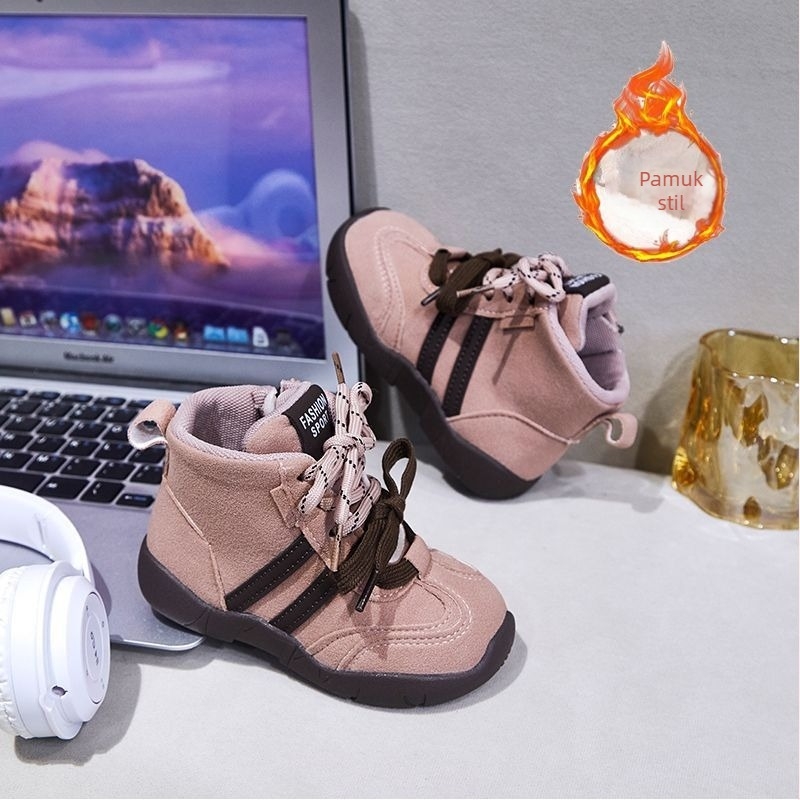 Dječje modne čizme od sintetičke kože, visokog kroja, za uzrast 1–6 godina, jesen 2025