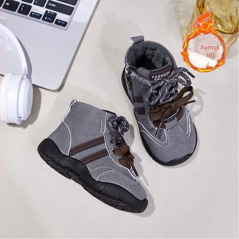 Dječje modne čizme od sintetičke kože, visokog kroja, za uzrast 1–6 godina, jesen 2025