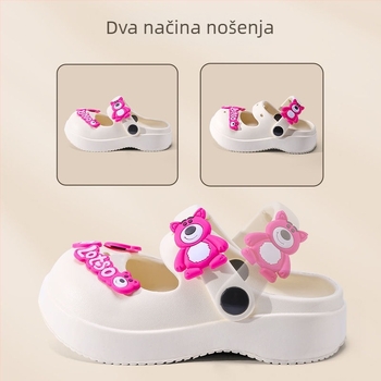 Dječje sandale za ljeto, s prorezanim dizajnom, EVA materijal, plažne cipele, protuklizne
