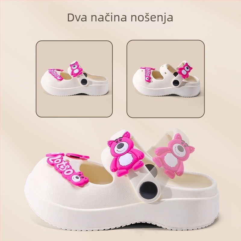 Dječje sandale za ljeto, s prorezanim dizajnom, EVA materijal, plažne cipele, protuklizne