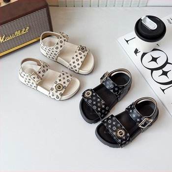 Dječje plažne cipele s PU gornjim dijelom, Velcro zatvaračem i gumom potplatom, za uzrast 7–16 godina