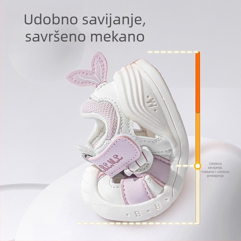 Prozračne dječje sandale s mekom potplatom i zaštitom prstiju – ljetna unisex obuća za 12–36 mjeseci