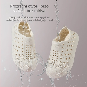 Dječje sandale za plažu s velikim otvorima i debelim potplatom, unisex lagana ljetna obuća za vanjsku upotrebu