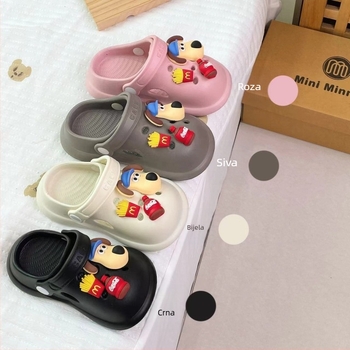 Dječje plažne cipele - EVA gornji dio, bez podstave, uzrast 1–12 godina, crtani stil, proljeće 2024