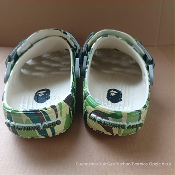 Cros Beppo dječje sandale s kamuflažnim printom, EVA gornji dio, perforirane, svakodnevni ljetni stil, za djecu 4–16 godina