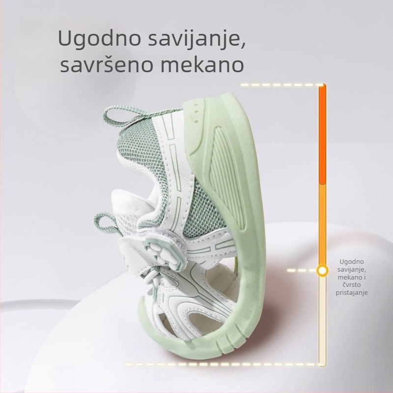 Ljeto 2025: unisex sandale za bebe i djecu od 12 do 36 mjeseci, prozračne mekane potplate