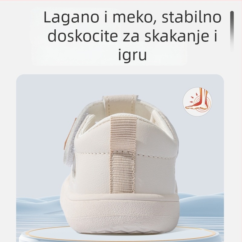 Ljetne dječje sandale s mekanom sole, prozračne, unisex za dob 12–36 mjeseci, zaštita prstiju