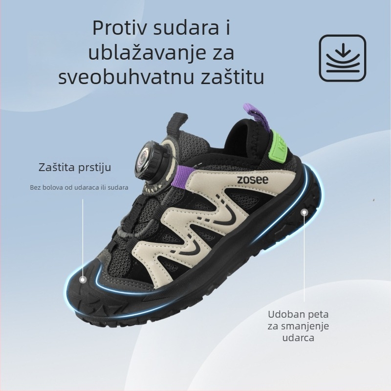 Dječje tenisice za trčanje – prozračni mrežasti gornji dio, lagane, ublažavanje udarca, gumena potplat – za uzrast 4–16 godina