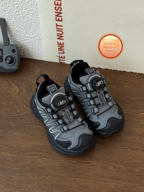 Unisex tenisice za trčanje s gornjim dijelom od mikrovlaknaste kože, Velcro zatvarač, potplat od gume i EVA, prozračne, lake, protuklizne