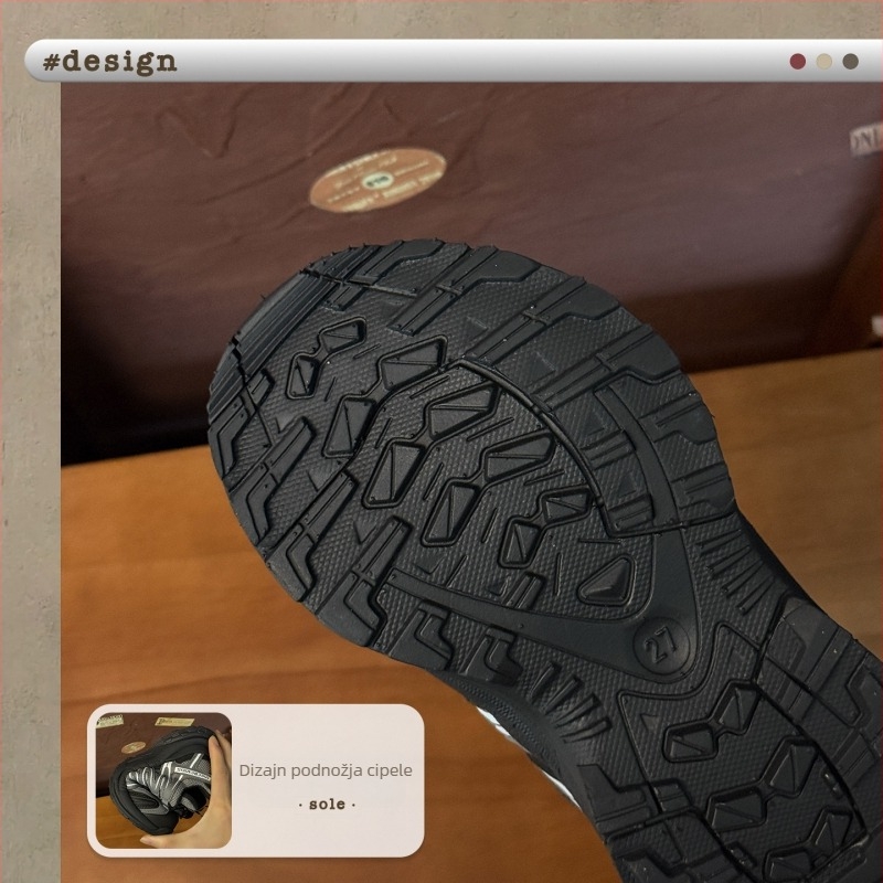 Unisex tenisice za trčanje s gornjim dijelom od mikrovlaknaste kože, Velcro zatvarač, potplat od gume i EVA, prozračne, lake, protuklizne