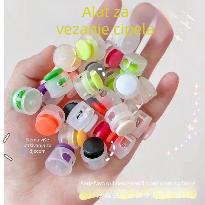 To Tao kopča za šivanje bez vezica – okrugla plosnata kopča, za tenisice, casual i platnene cipele, sve sezone