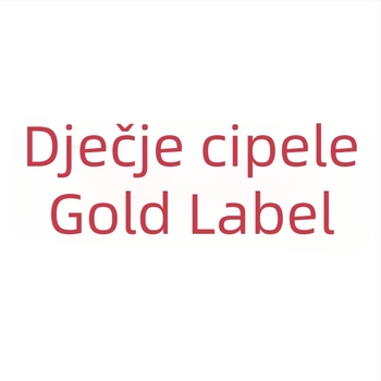 Klasične dječje cipele Gold Label: Slip-On s školjkastim vrhom i mekanom potplatom, unisex, s motivom tri lista