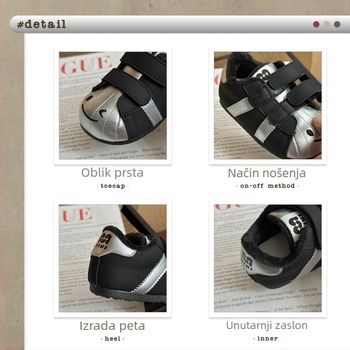 Dječje cipele s Velcro kopčom, pliš unutarnja obloga, dizajn sa smiješnim licem, prozračne, debeli đon, protuklizne