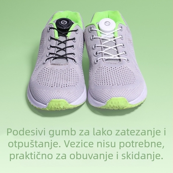 XD18 Automatska okretna kopča za vezice – bez vezica, za sportsku i casual obuću